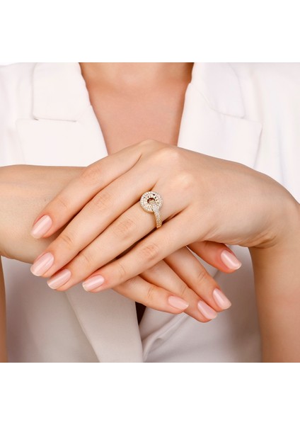 Altın Tasarım Yüzük - 14K