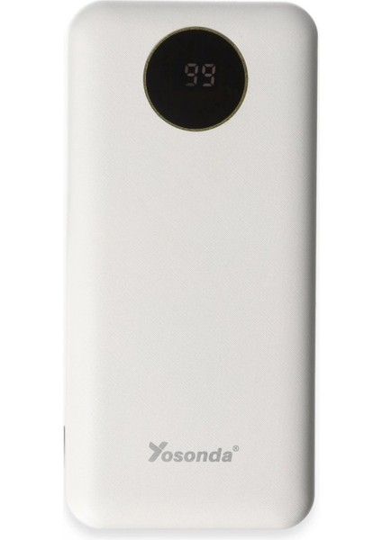 Yosonda A70 4in1 30.000 Mah Powerbank - Beyaz