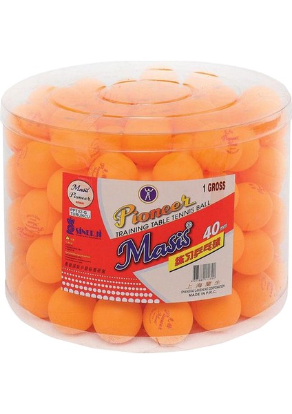 Pin Pon Topu Pioneer 40 mm Turuncu PPT02-G