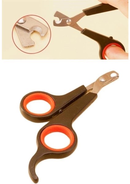 Küçük Çelik Uçlu Kedi Köpek Evcil Hayvan Tırnak Makası Pati Bakım Aleti Ergonomik Kaymaz Sa indirimleri