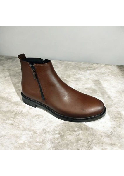 Daniel Ruffo T-510 Erkek Rahat Sıcak Astar Çift Fermuarlı Hakiki Deri Kışlık Bot modelleri