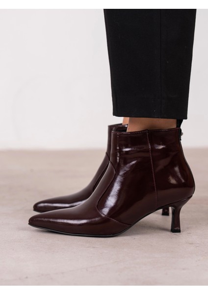 Akdor Bordo Rugan Hakiki Deri Kadın Bot fırsatları
