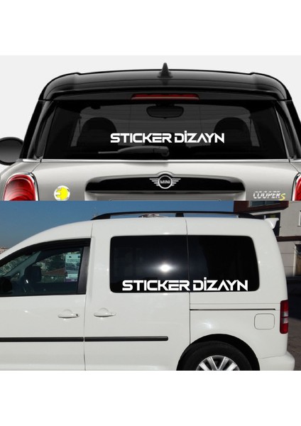 Kişiye Özel Ad Soyad Sticker (2ADET) - Isim Soyisim Yazı Araba Oto Motosiklet Sticker 00122 fiyatları