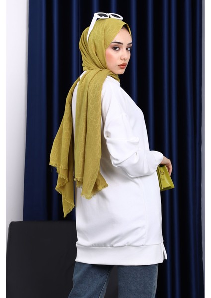 Ekru Yaka Detaylı Modal Tunik modelleri