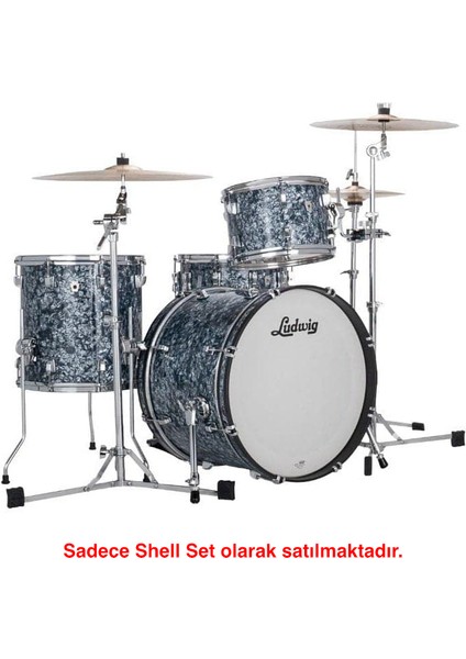 Neusonic Downbeat Steel Blue Pearl Davul Shell Set