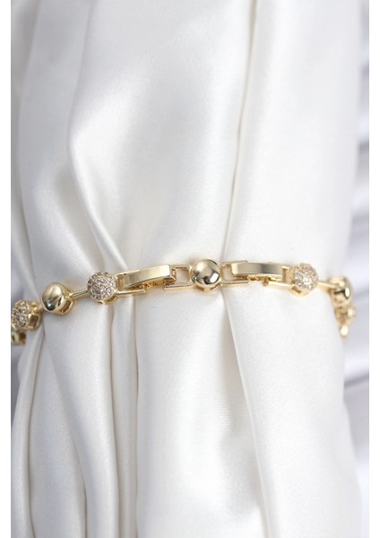 Bfs Pirinç Vıp Seri Gold Renk Topçuk Model Kadın Bileklik fiyatları