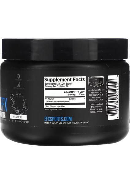 Kre-Alkalyn Creatine Powder 100 Grams fiyatları