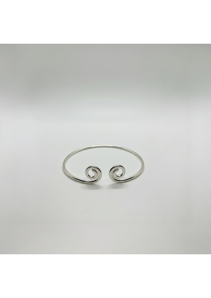 El Yapımı Saf Pirinç Spiral Pazı Bilekliği - Ayarlanabilir Kol Kelepçesi Armcuff - Boho Şık fiyatları