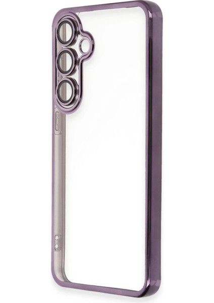 Yzlal Newface Samsung Galaxy S24 Fe Kılıf Razer Lensli Silikon - Mor fiyatları