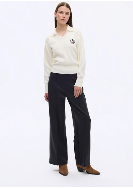 Arma Detaylı V Yaka Kolej Kazak modelleri