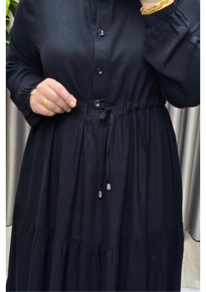 Kadın Tesettür Giyim Büyük Beden Üç Katlı Elbise fiyatları