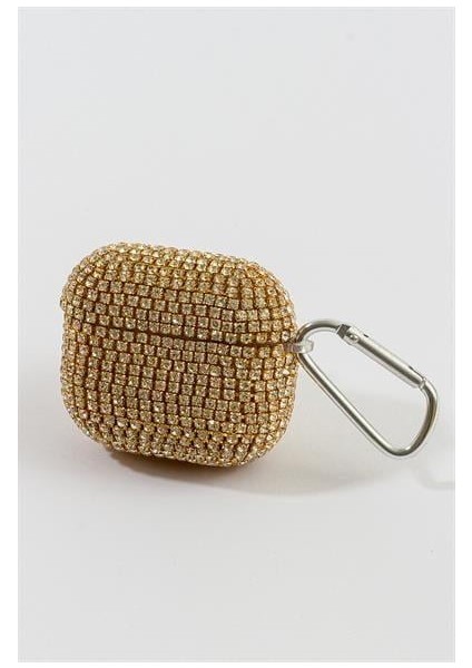 Airpods 1/2 Nci Nesil Uyumlu Gold Kristal Taşlı Kulaklık Kılıfı fiyatları