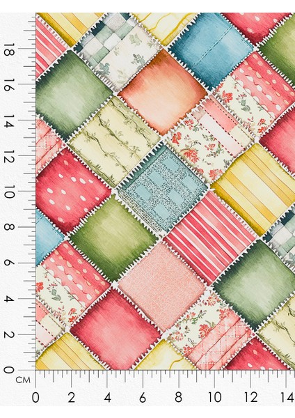 Patchwork Kumaş Seti – Dikiş ve Hobi Için %100 Pamuk Desenli Kumaş Kuponları indirimleri