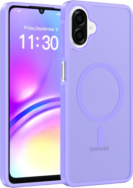 Yzlal Joko Samsung Galaxy A07 Jota Magsafe Kapak - Lila