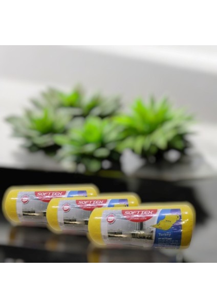 Softtex 15 Kesimli Sarı Kopar Kullan Rulo Temizlik Bezi 27X30 cm 10'lu indirimleri