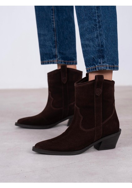 Medea Kahve Süet Hakiki Deri Kadın Bot fiyatları