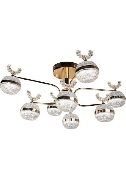 Lord Ledli 8.li Avize Gold Kaplama fiyatları