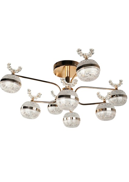 Lord Ledli 8.li Avize Gold Kaplama fırsatları