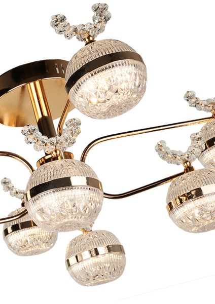 Lord Ledli 8.li Avize Gold Kaplama indirimleri