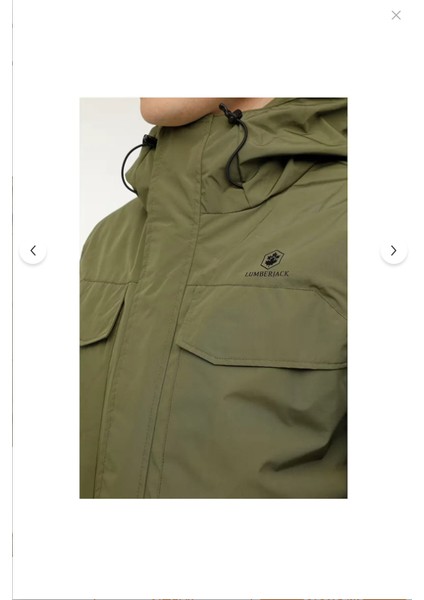 Prıme 3pr Haki Su Itici Rüzgar Geçirmez Mont+Yelek Çiftli Takım Erkek Mont indirimleri