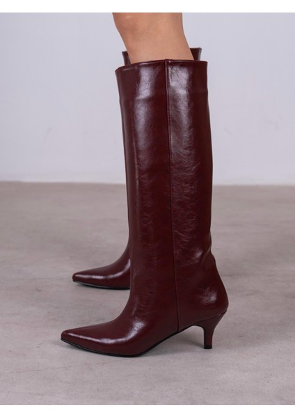 Yliss Bordo Çizme modelleri