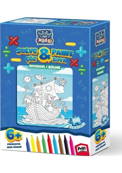 Kids Çöz Boya / Bölme 5849