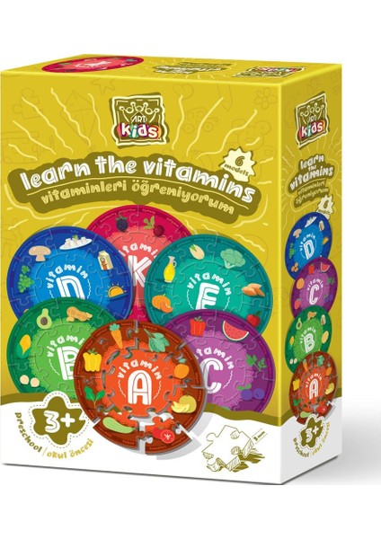 Kids Vitaminleri Öğreniyorum 5833