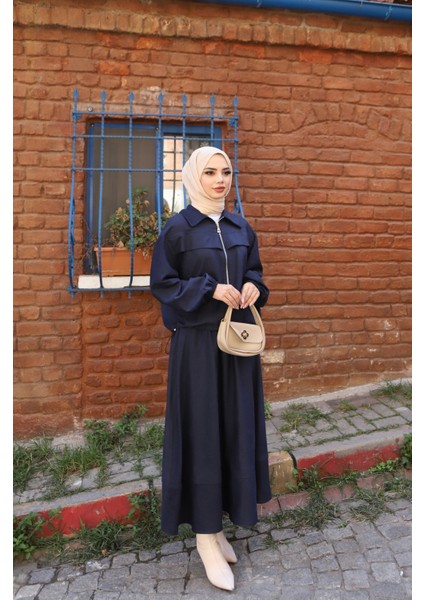 Fermuarlı Etekli Süet Takım fiyatları