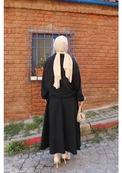 Fermuarlı Etekli Süet Takım indirimleri