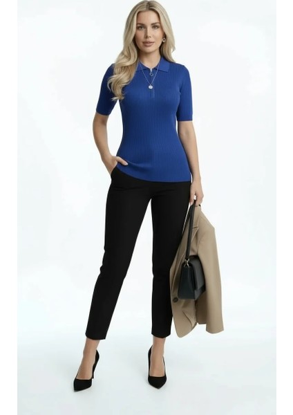 Kadın Kısa Kollu Triko Bluz fiyatları