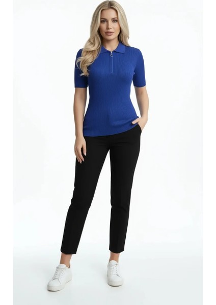 Kadın Kısa Kollu Triko Bluz modelleri