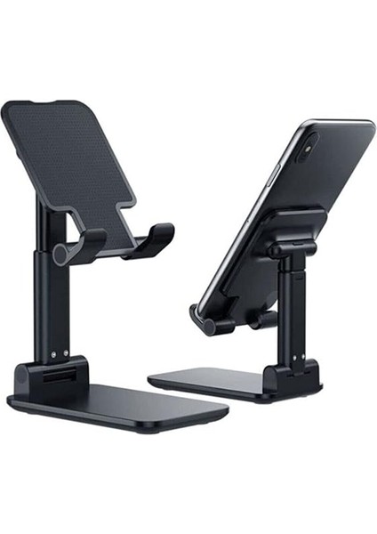 Masaüstü Telefon Tutucu Stant Masaüstü Tablet Tutacak Şarj Standı, Siyah modelleri