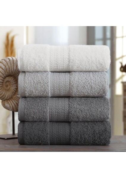 Silvia Pamuklu Renkli 4 Adet Mutfak Havlusu / Havlu Seti