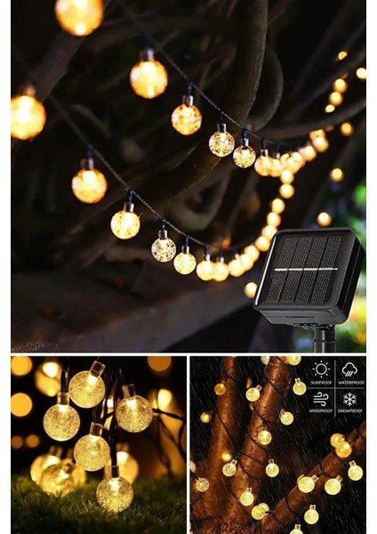 7 Metre 50 Top LED Solar Bahçe Aydınlatma – Güneş Enerjili Dış Mekan Dekoratif Işık Zinciri fiyatları