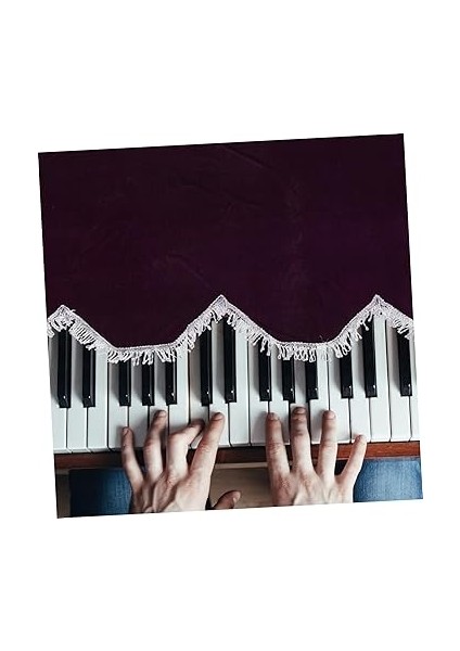 88 Dijital Piyano Kılıfı Deri Kumaş Dijital Piyano Koruyucu Kılıf Kolay Piyano Aksesuarı Zengin Doku fırsatları