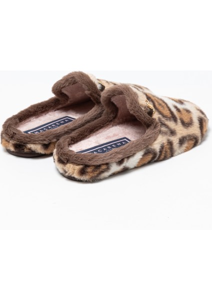 Kadın Terlik/ Panduf ( Ev ) ANAI146-MK Macarena Leopardo Camel fırsatları