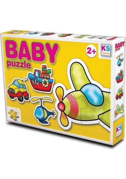 Ulaşım/transportation 4in1 Puzzle 2/3/4/4