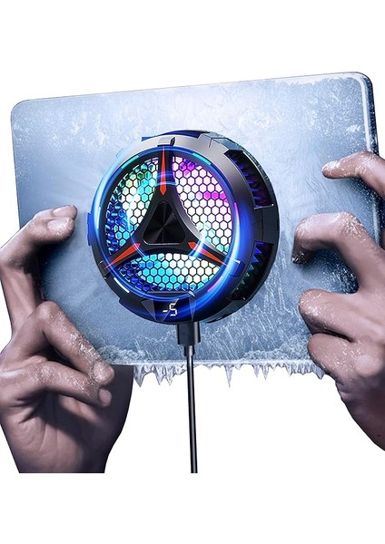 iPad Soğutucu,ıpad/yüzey Pro/samsung Tab Için Manyetik Tablet Soğutucu,buhar Güverte Için Uyumlu,mobil Oyun Için Sıcaklık Göstergeli Evrensel Radyatör,tiktok Canlı Akış
