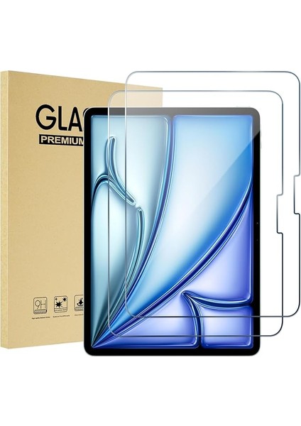 iPad Pro 13 Inç (M4)/ipad Air 13 Inç (M2) 2024 Için Ekran Koruyucu Koruyucu iPad Pro 13/ipad Air 13 2024 Sürüm -2 Paketi Için Temperli Cam Ekran Koruyucu Film Koruyucu