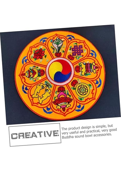 Tibet Tarzı Buddha Kasesi Yastığı Nakışlı Mat Hafif ve Taşınabilir Budizm Temalı Için Uygun Rahat ve Pratik Kullanım fırsatları