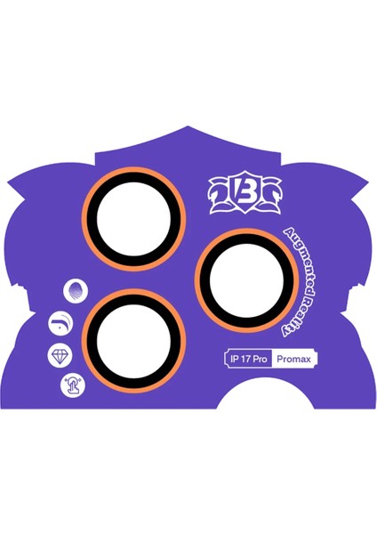 Yzlal Newface Apple Iphone 17 Pro Max Bilvis Titan Kamera Lens - Turuncu fiyatları