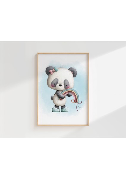 Sevimli Hayvanlar Temalı Isimli 3'lü Çocuk Odası Dekoratif Poster Seti - Çerçevesiz fiyatları