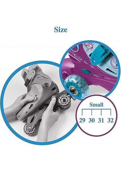 Paten In-Line 3 Teker Frozen-2 Size-S 29/32 fırsatları