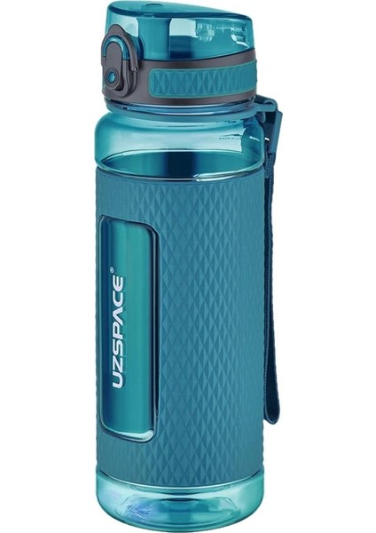 Fiftyfifty 800ML -Büyük Boy- Tritan Su Matarası Silikon Korumalı Kaydırmaz Gövde Yeşil