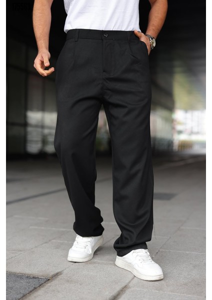 Erkek Baggy Pantolon Beli Lastikli