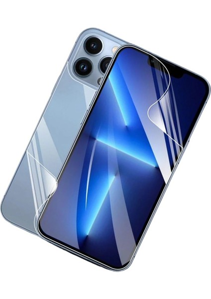 Xiaomi 17 Pro Max Ekran ve Arka Kapak Koruyucu Film Ön+Arka Hidrojel Nano Esnek Şeffaf