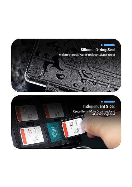 2'si 1 Arada USB Flash Sürücü Kılıfı ve Hafıza Kartı Kılıfı Düzenleyici 25 USB Flash Sürücü + 9 Sd + 18 Micro Sd - Sd Kart Tutucu USB Bellek Çubuğu Saklama Kutusu fırsatları