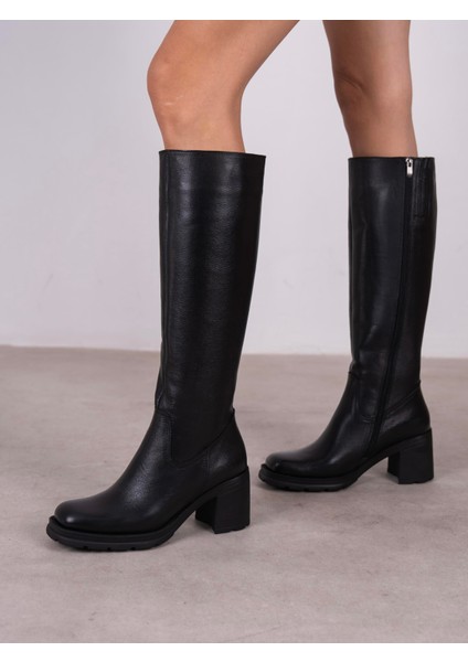 Como Siyah Hakiki Deri Kadın Çizme fiyatları