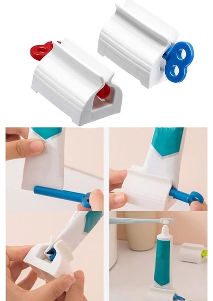 Diş Macun Sıkacağı 1 Adet Diş Macunu Aleti Sıkma Aparatı 1420, Renkli, Standart