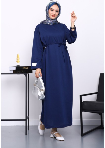 Lacivert İki İplik Modal Elbise fiyatları